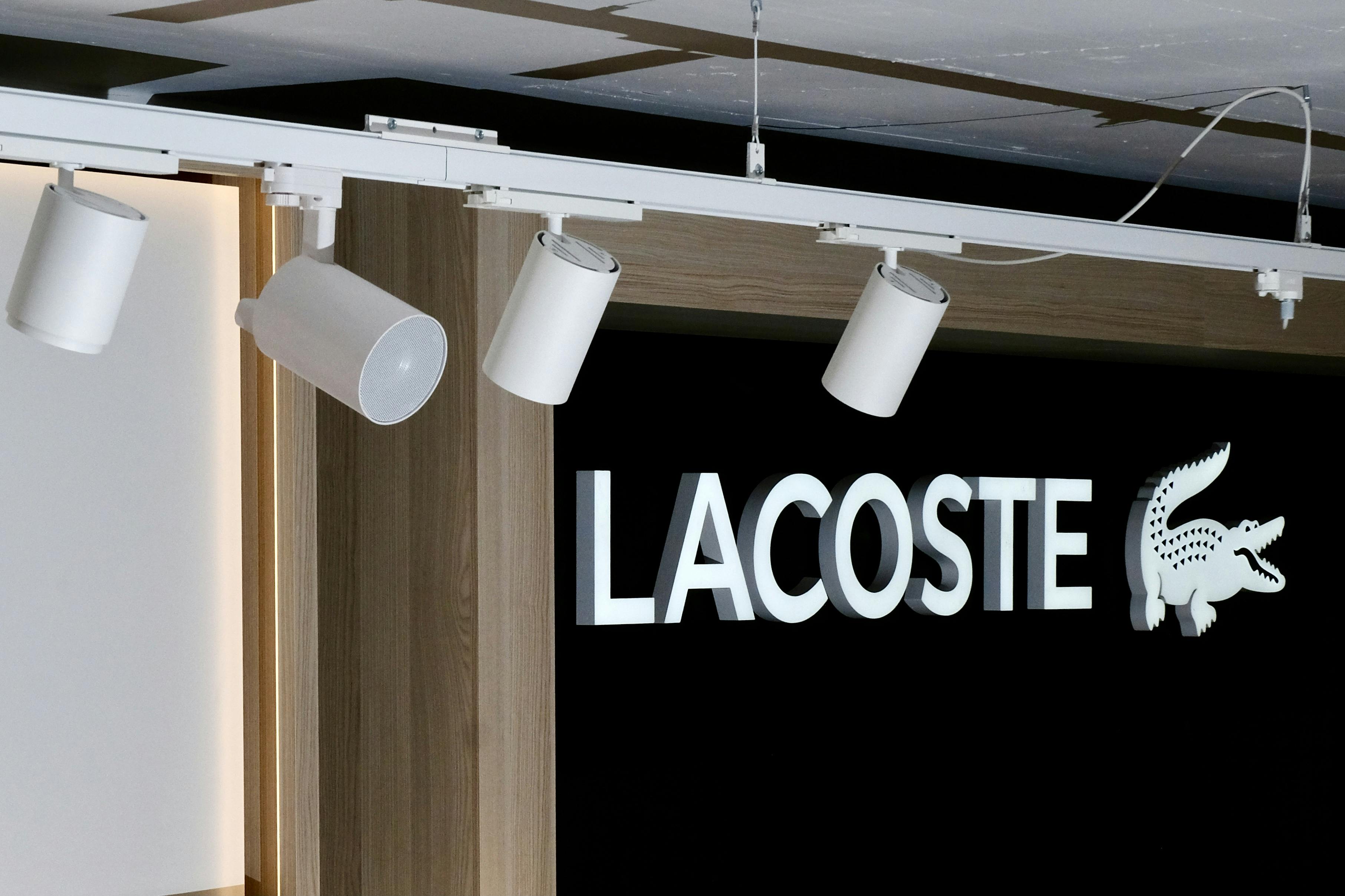 Lacoste retail ecler audio system