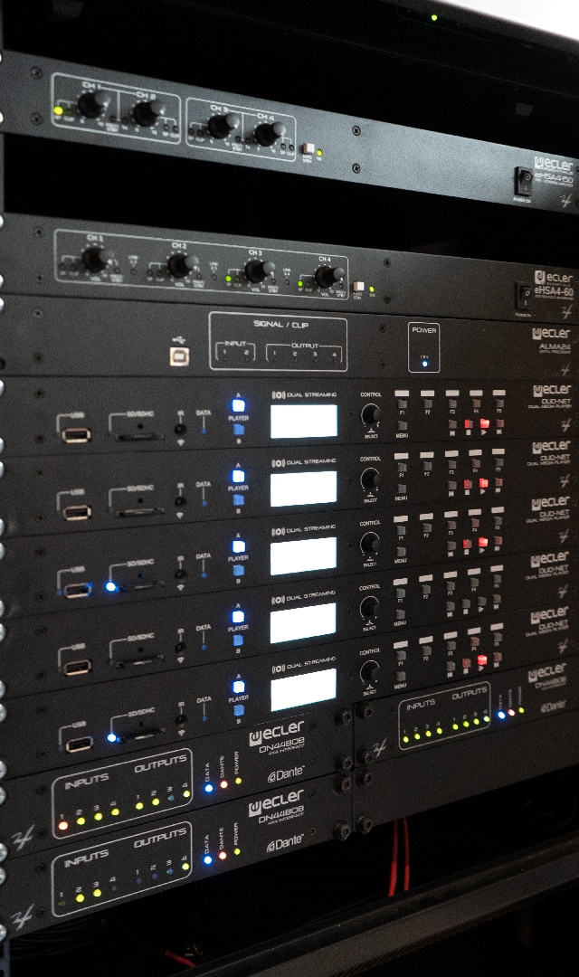 wax museum ecler audio system