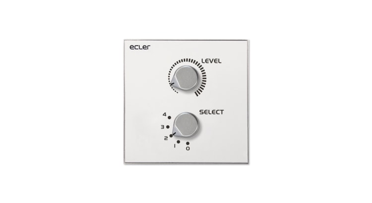 CWPAVOLSR Control de Volumen y Fuente de Pared