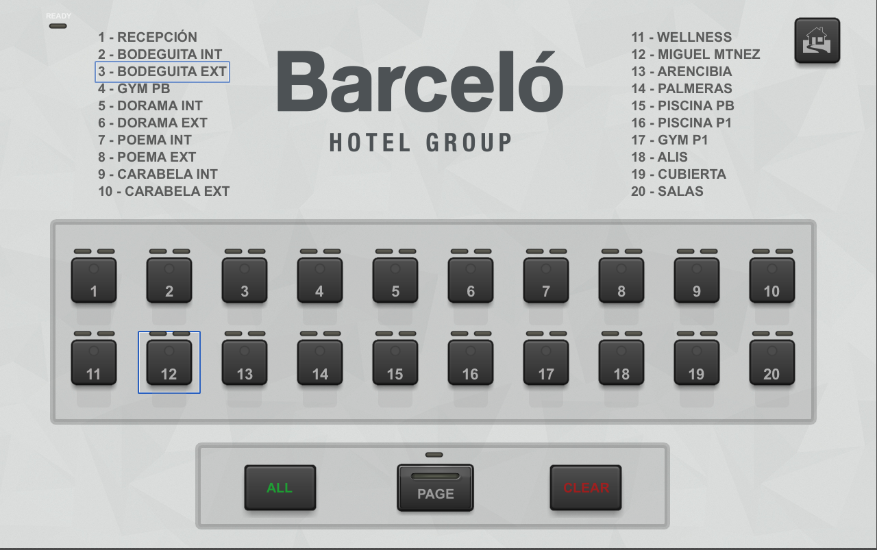 Barcelo Santa Catalina Hotel ecler audio system