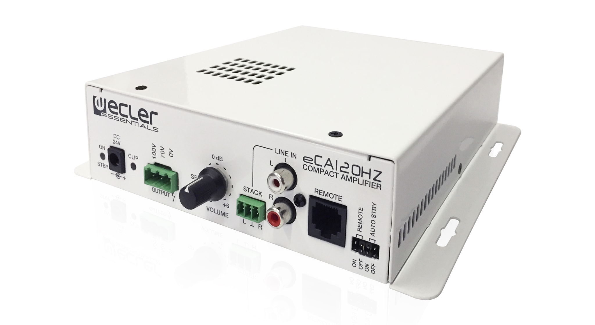 eCA120HZ: 120W@100V | mono | micro-amplifier. Compact Amplifiers.