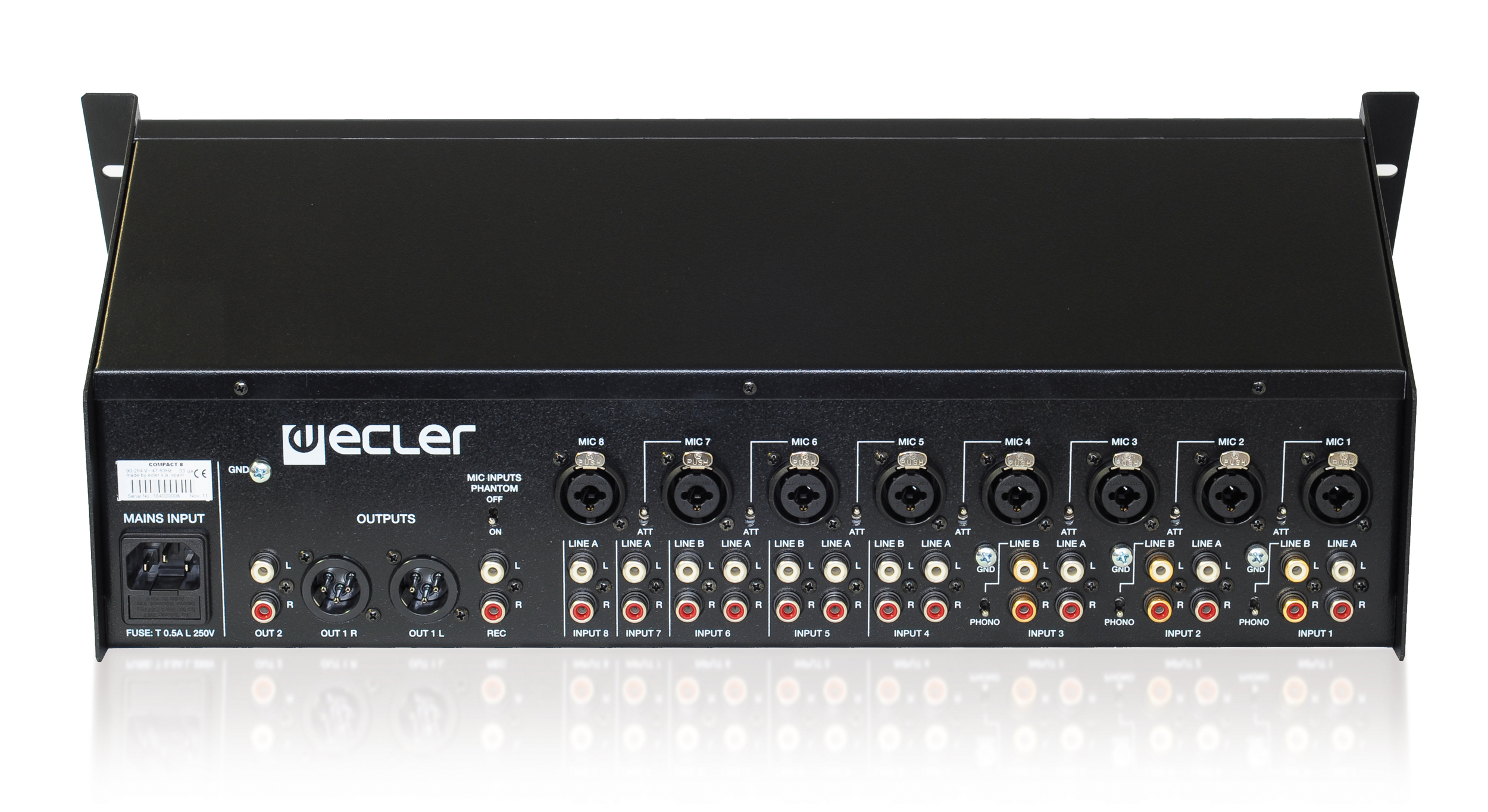 Ecler Compact 8 Installation Analogue Mixer
