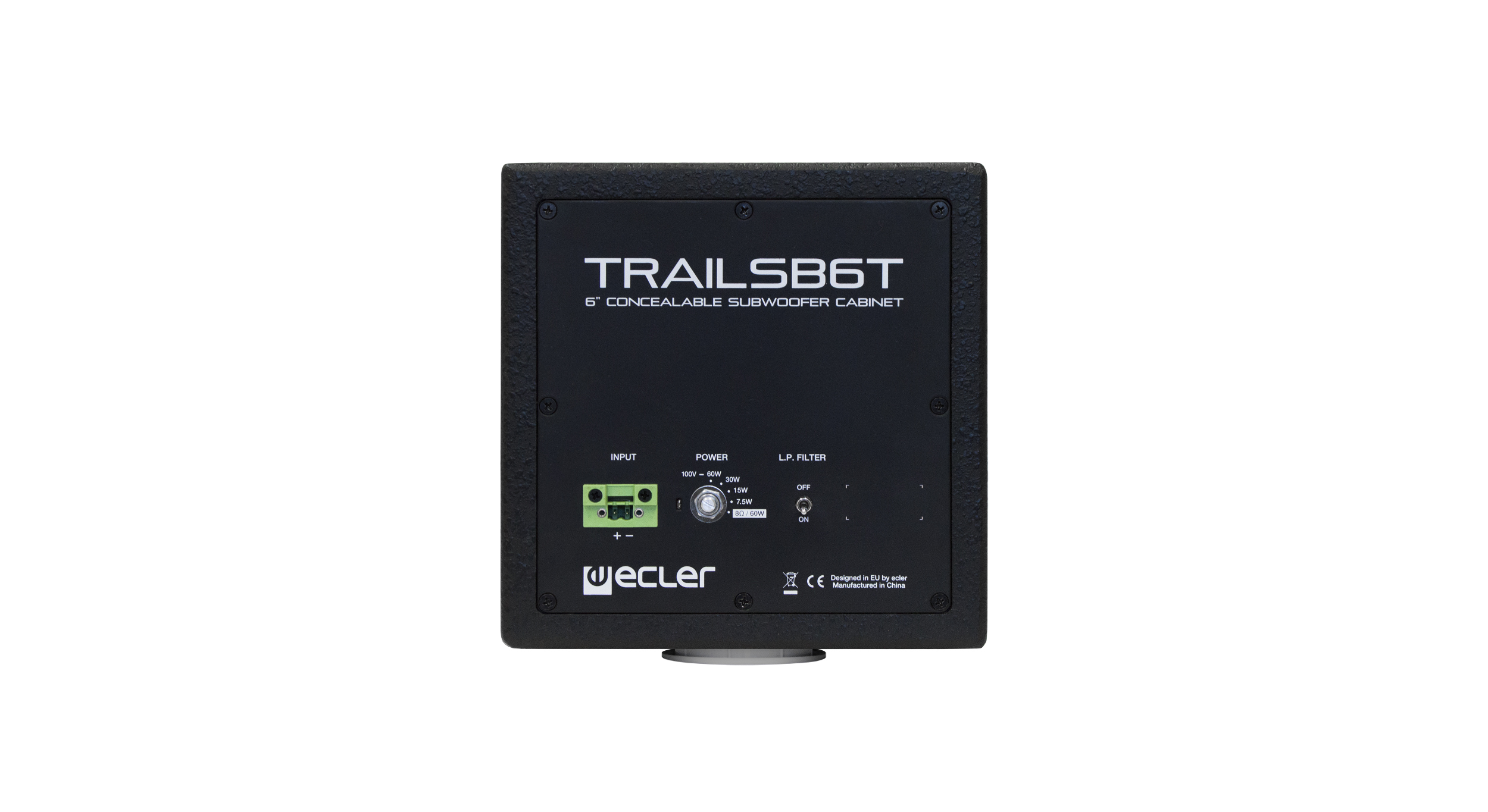 Ecler Trailsb6t Concealable Subwoofer Cabinet